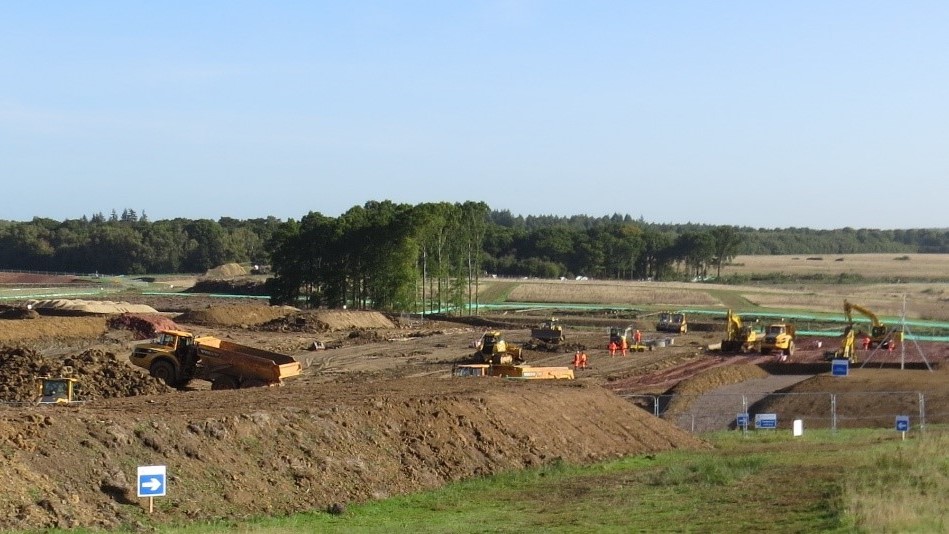 Havant Thicket trial embankment