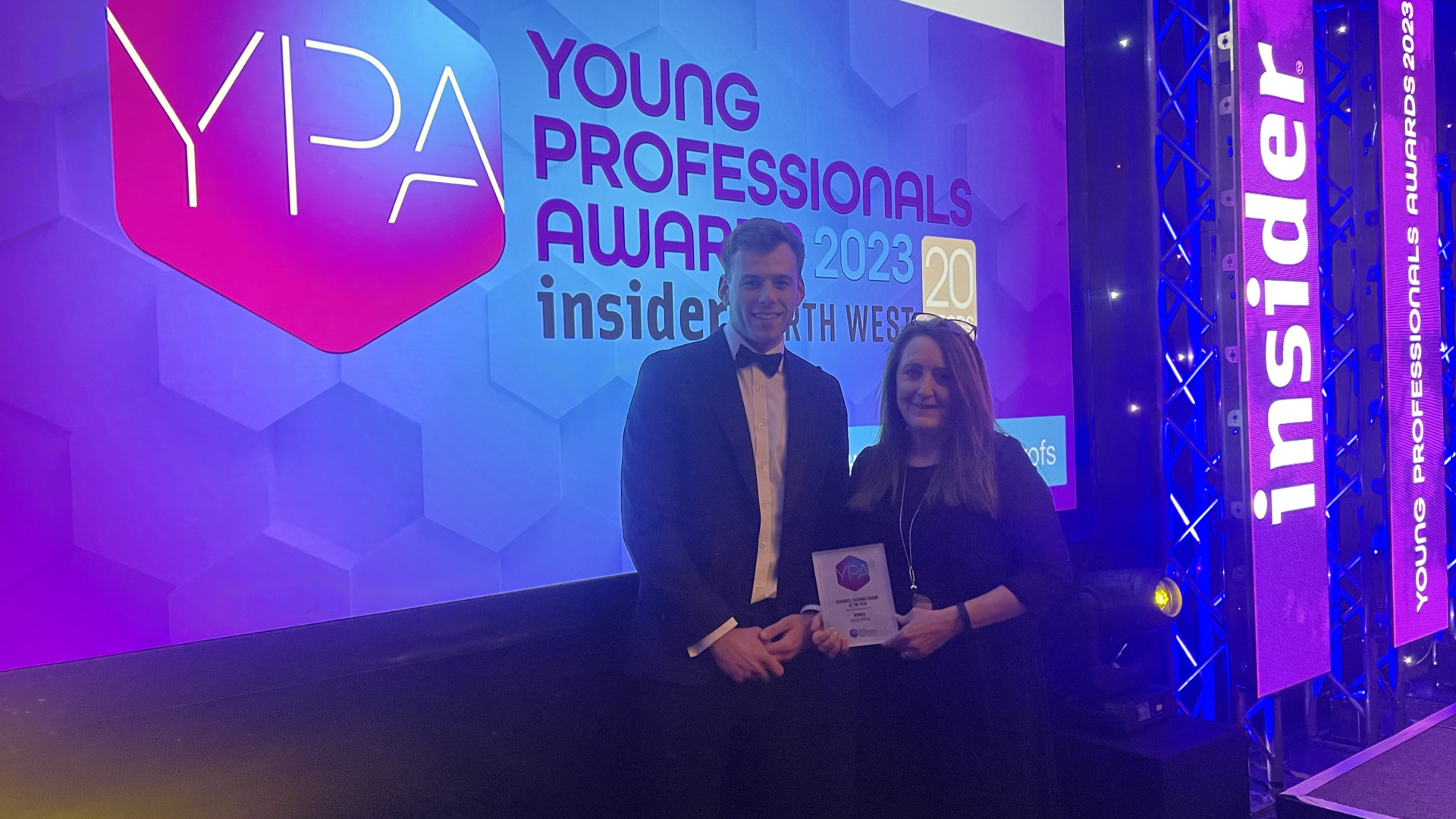 Matt Postlethwaite and Jacqui Kawczak
