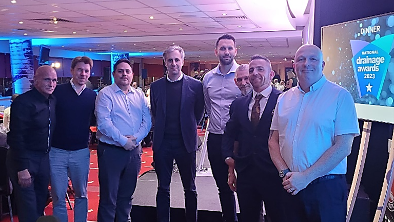 Metcor's Team at the NDA Awards with Nicholas Gaisman CEO centre