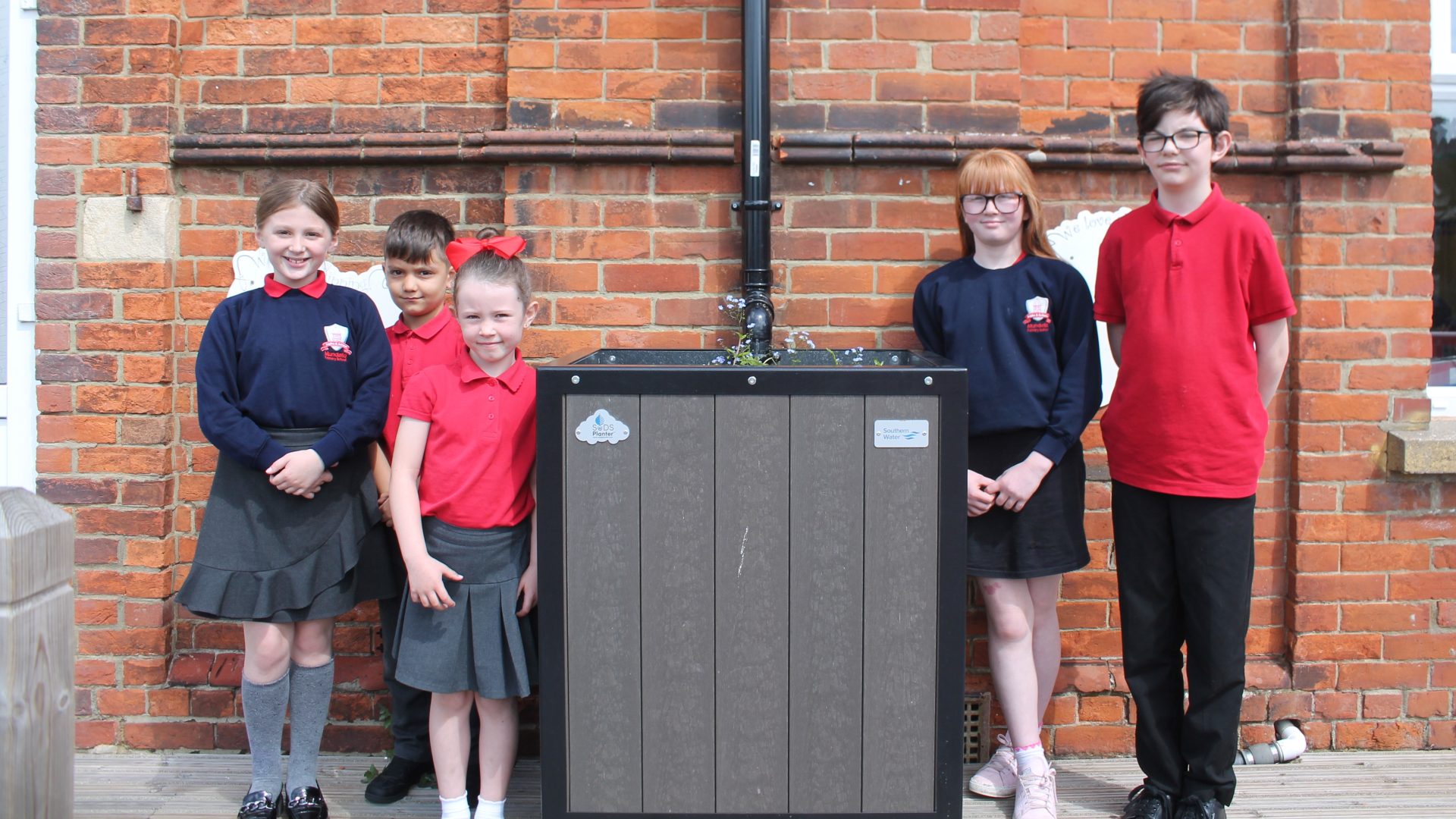 SUDS at Mundella Primary School in Folkestone, Kent