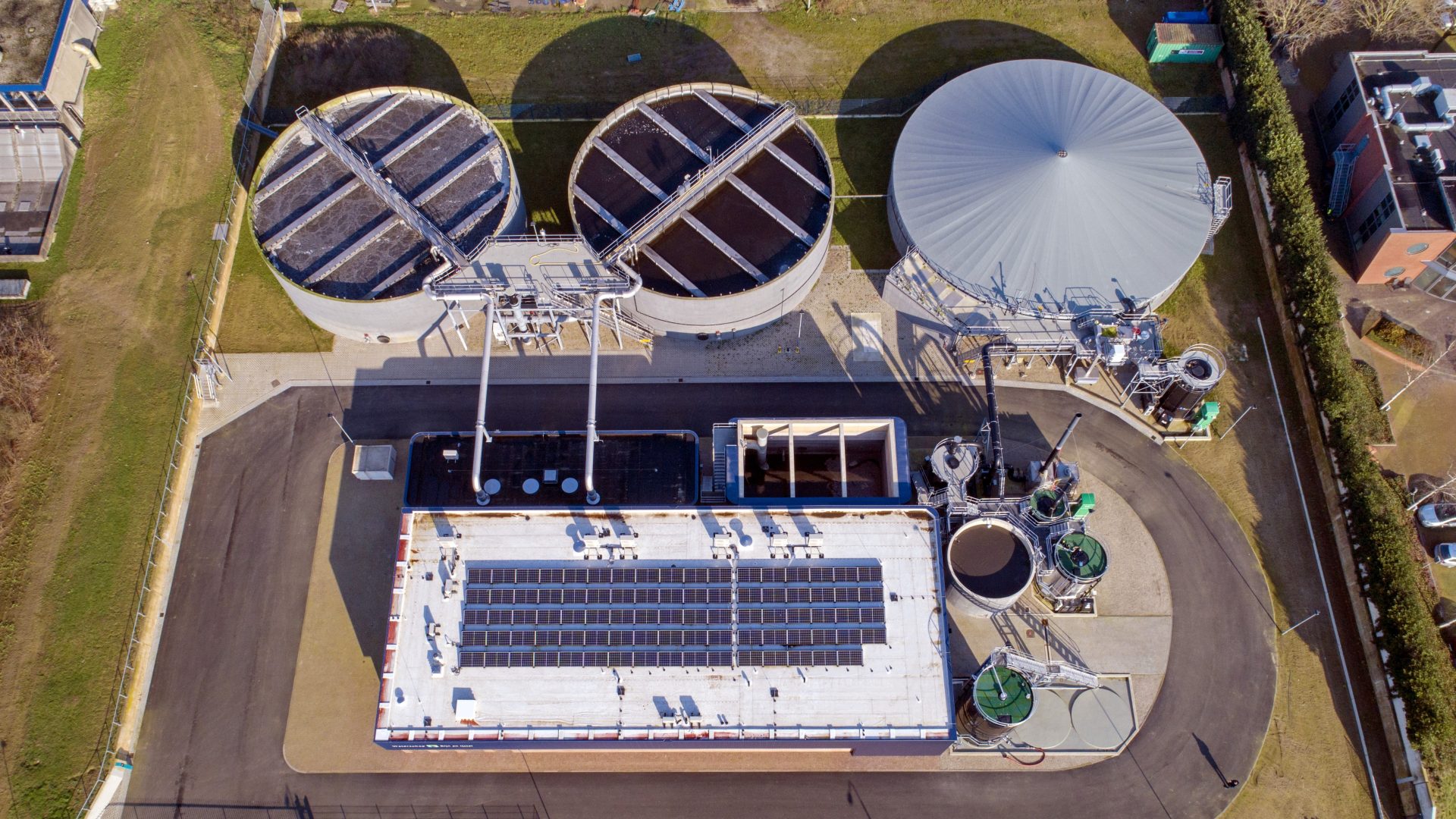 Operational Kaumera plant located in Zutphen The Netherlands. Copyright Rijn en Ijssel water authority