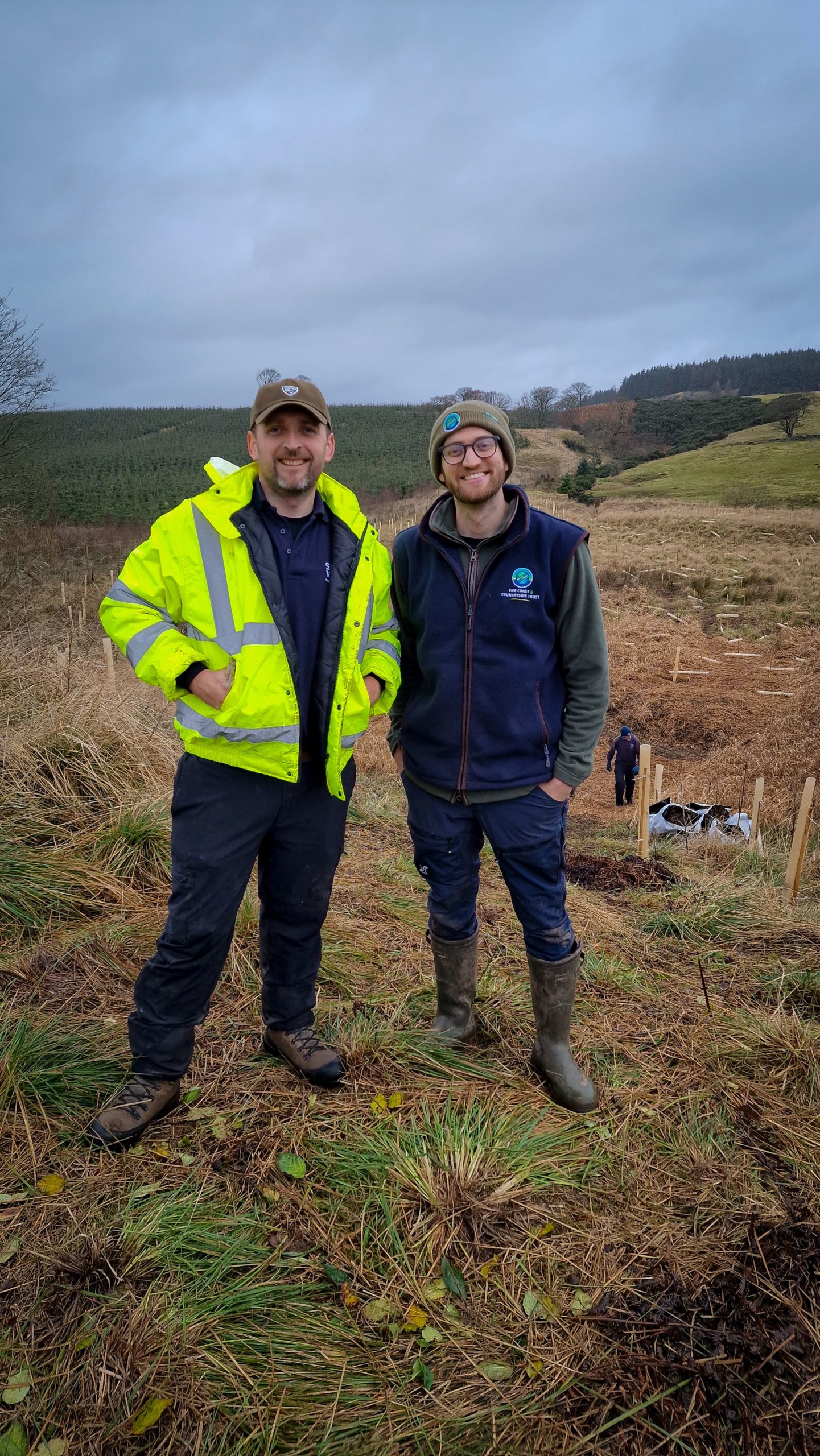 L-R Steve Garbett from Scottish Water and Robert Boughen from the FCCT