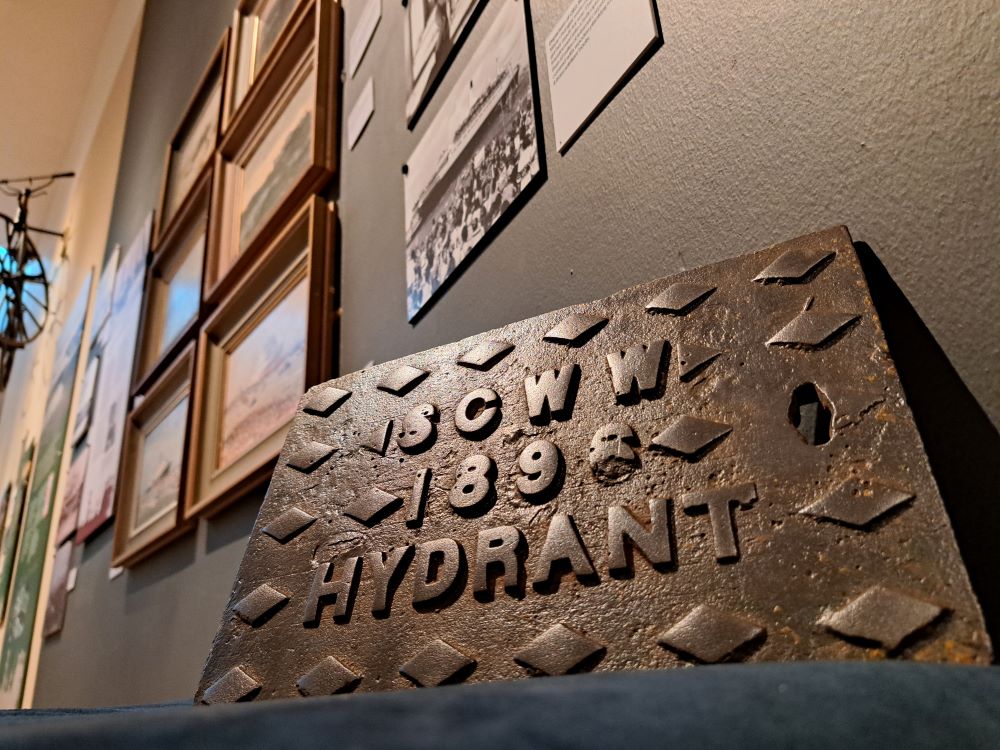 1896 Hydrant Cover at SeaCity Museum