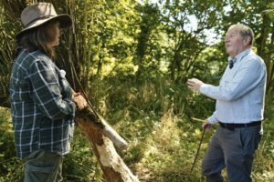 Nick Viney Interviewing Edward Maltby - Photo credit Harrison Wood